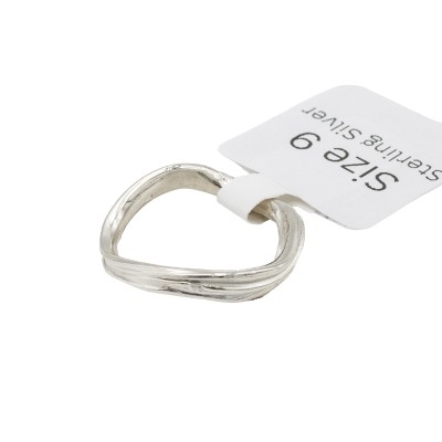 a sterling silver mitsuro band ring