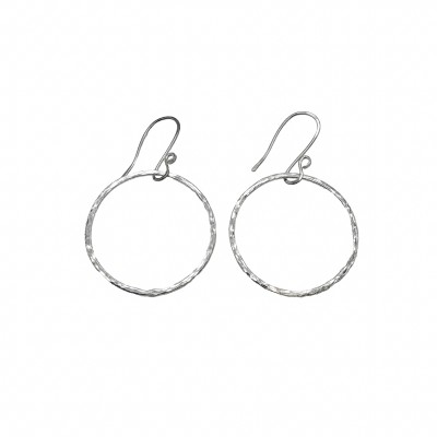 sterling silver loop earrings
