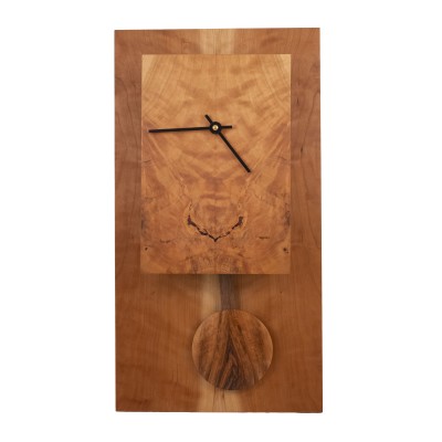 a stunning cherry wood clock