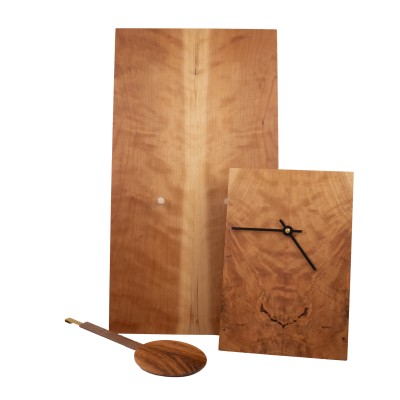 a stunning cherry wood clock