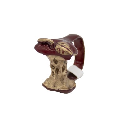 bronze and powder coat apple ring