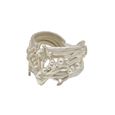 plated bronze crown ring