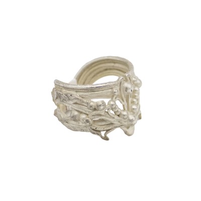 plated bronze crown ring