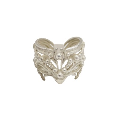 plated bronze crown ring