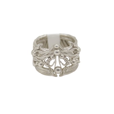 sterling silver crown ring