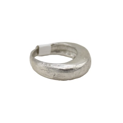 sterling silver hollow dome ring