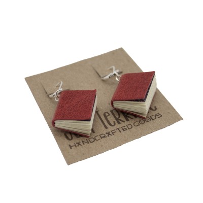 red book earrings
