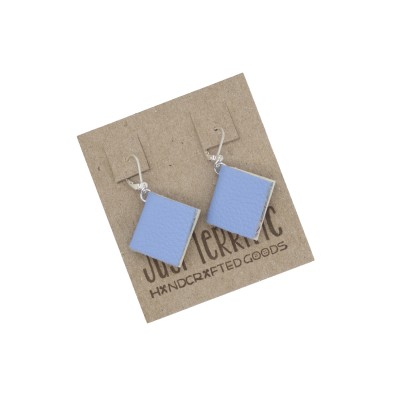 blue bell book earrings
