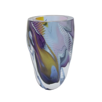 tall glass vase