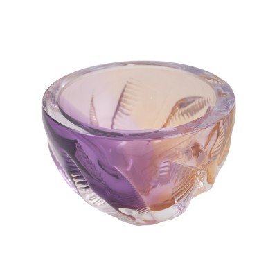 sunset trail color glass bowl