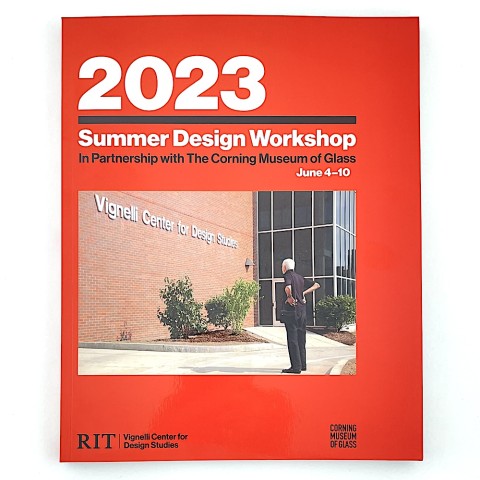 a softcover book with title 2023 Summer Design Workshop
