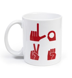 ASL Ceramic Mug 'Love'