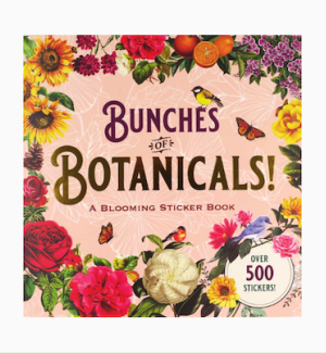 cover of a paperbound book with word 'Botanicals' richly decorated with vintage images of flora and fauna.