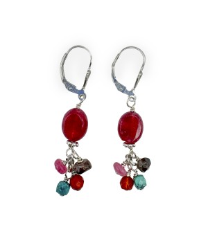 sterling silver confetti earrings