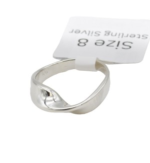 a sterling silver twisted ring