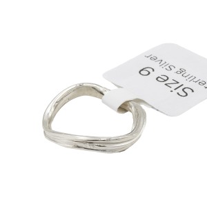 a sterling silver mitsuro band ring