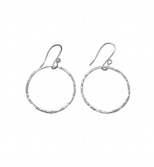 sterling silver loop earrings