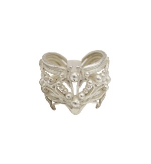 plated bronze crown ring