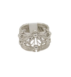sterling silver crown ring