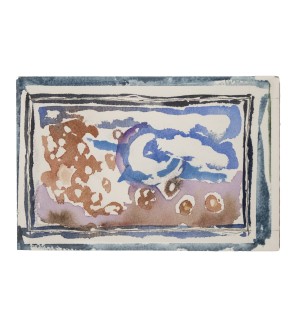 an abstract realism painted print of a moonscape