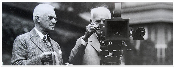 George Eastman with his camera