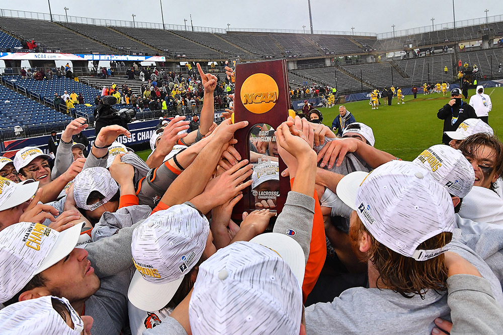 Men’s lacrosse 2021 NCAA Division III National Champs RIT