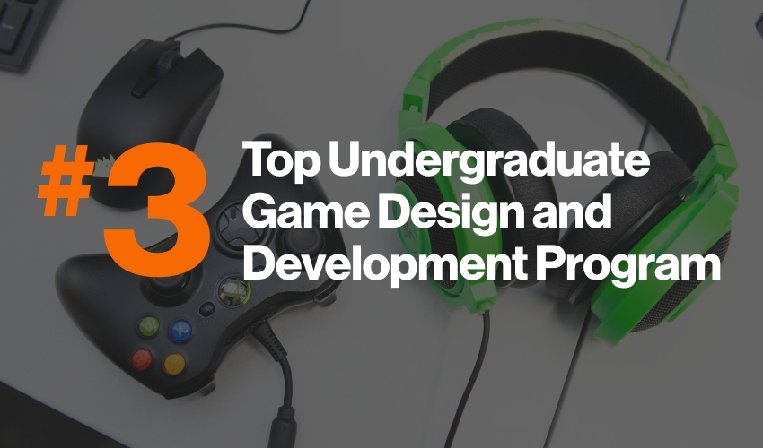 Number 3 school for game design graphic