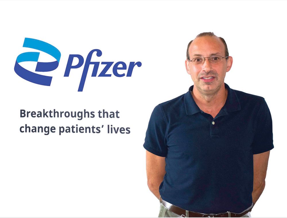 Christopher Vollaro picture with Pfizer
