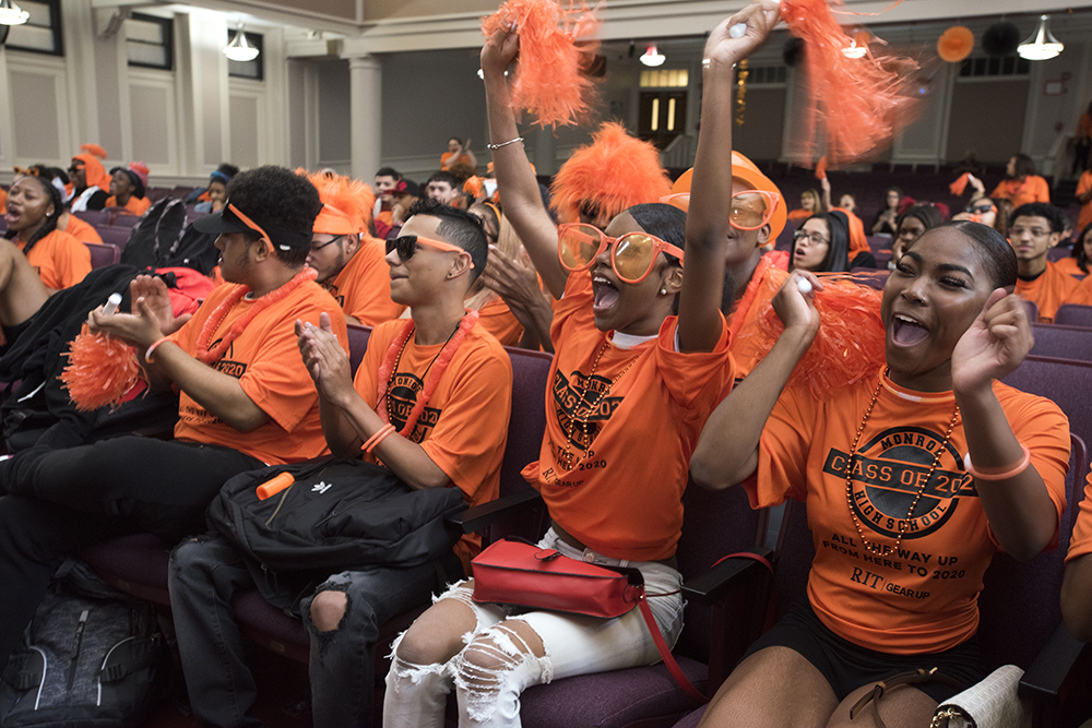 GEAR UP pep rally RIT