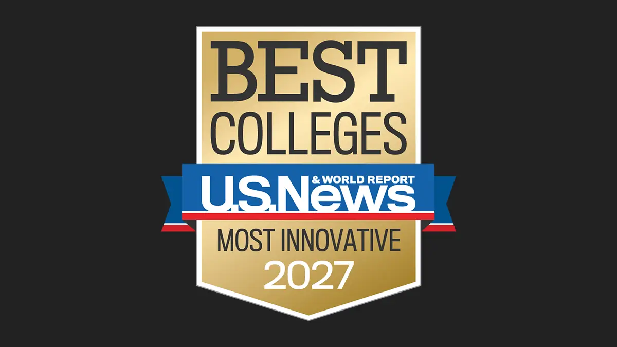 U.S. News and World Report 2027 badge for Most Innovative Schools.