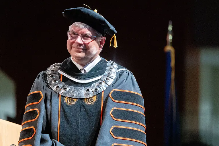 RIT President Bill Sanders at the inauguration