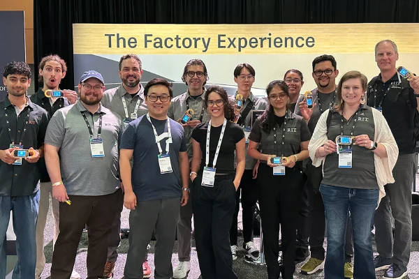 Factory experience group photo