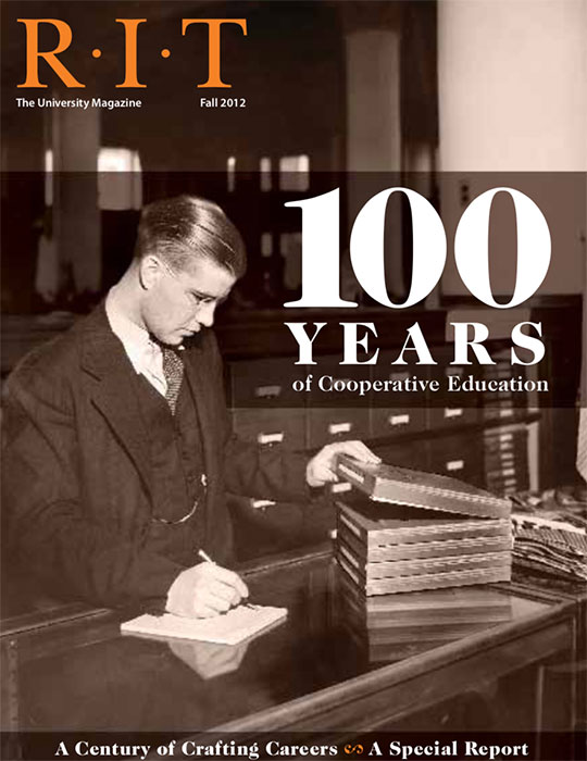 Man doing bookkeeping 50 years ago