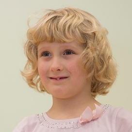 close up of young girl.