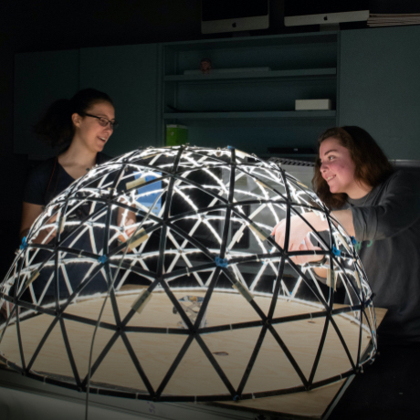 Students working together