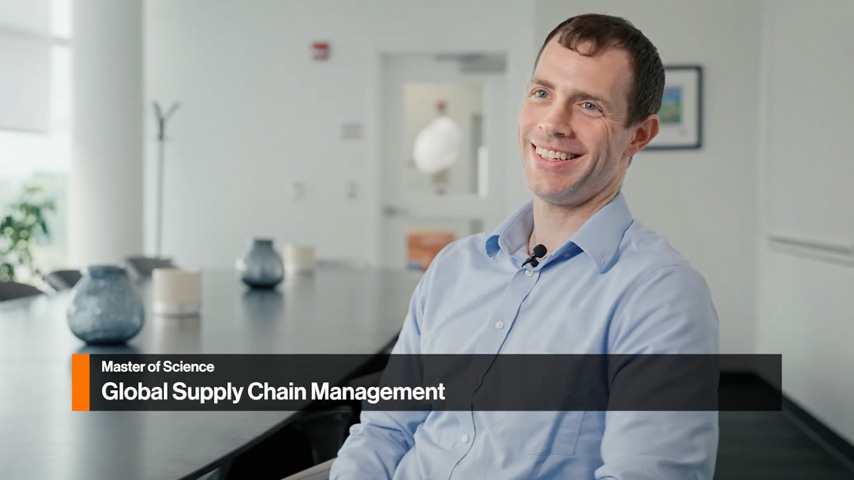 The program director being interviewed about the program.