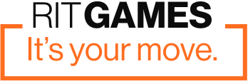 RIT Games. It's your move graphic