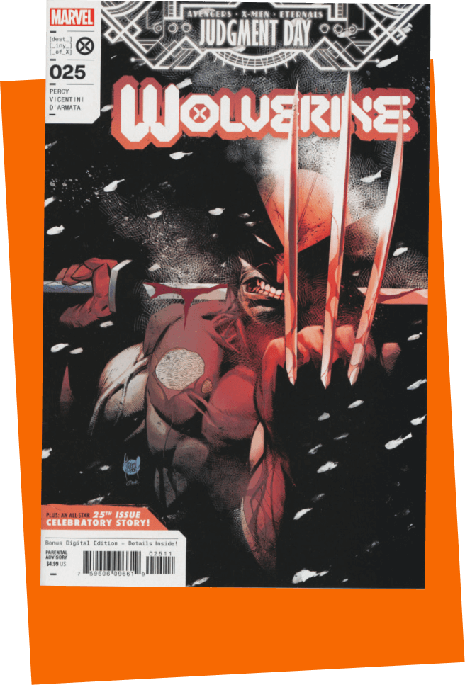 Comic book wolverine cover
