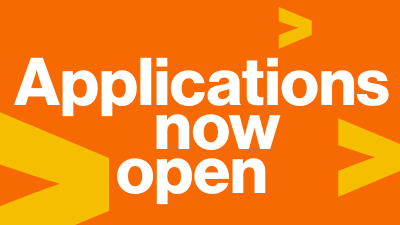 Applications now open.
