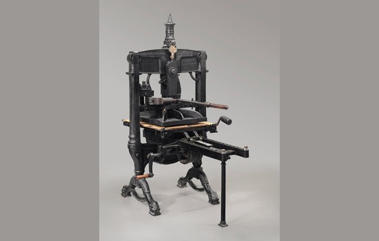 Cary Collection purchases 1890s hand press | RIT