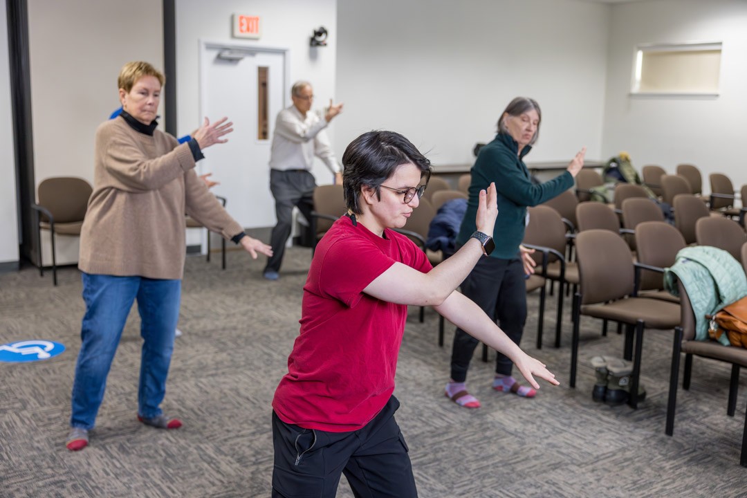 Teaching Tai Chi to the elderly gives RIT students community health experience