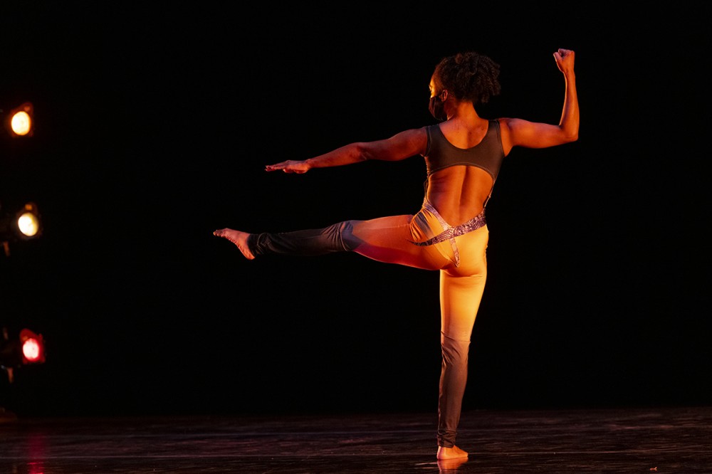 dancer performing on stage.