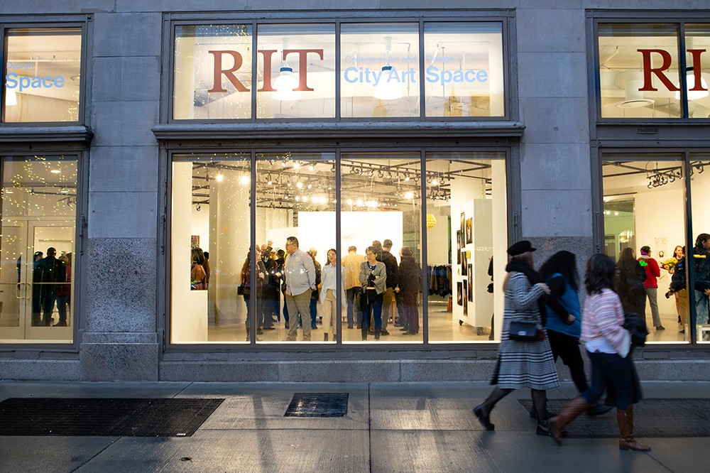 exterior view of exhibit