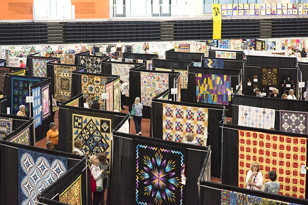 <p>Genesee Valley QuiltFest is on view through June 2 in the Gordon Field House. The biennial show displays quilts from the Rochester area and beyond. There are workshops, lectures, vendors and demos during the three-day event.</p>

