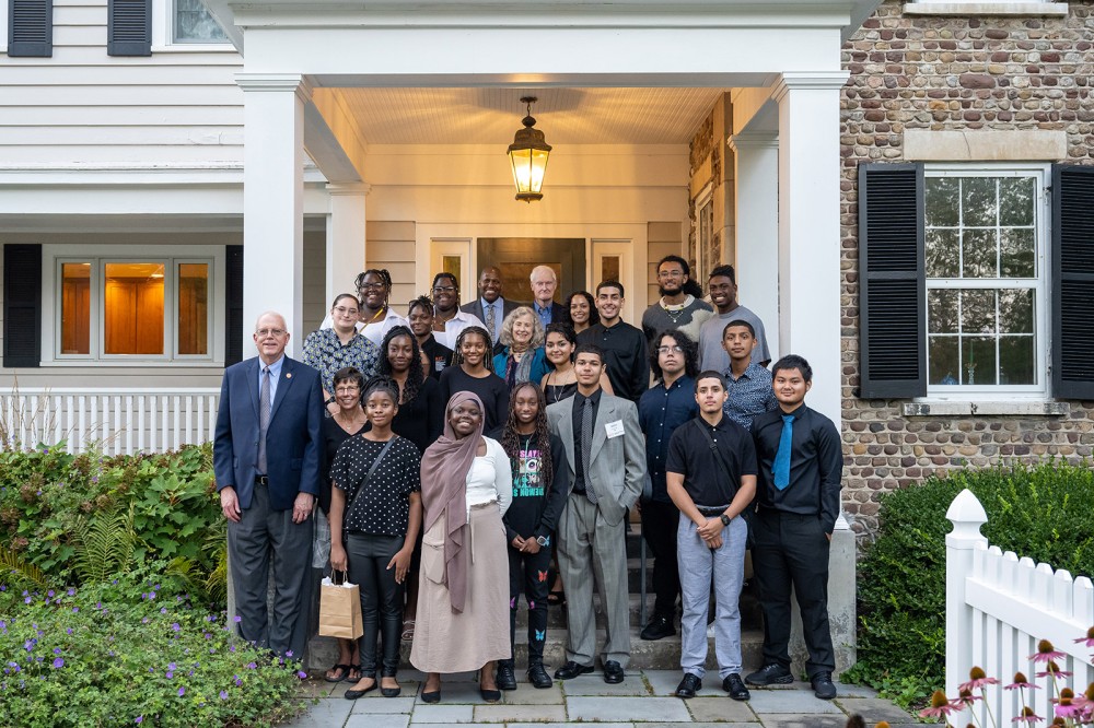 <p>The 14th cohort of the Destler/Johnson Rochester City Scholars were welcomed at a ceremony on Aug. 28 held at Liberty Hill. The scholars program provides scholarships and academic support to graduates from the Rochester City School District and approved charter schools.</p>
