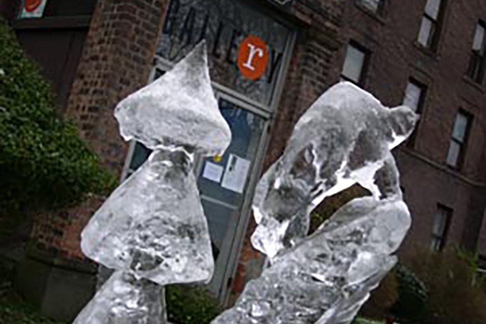 Ice art sculpture