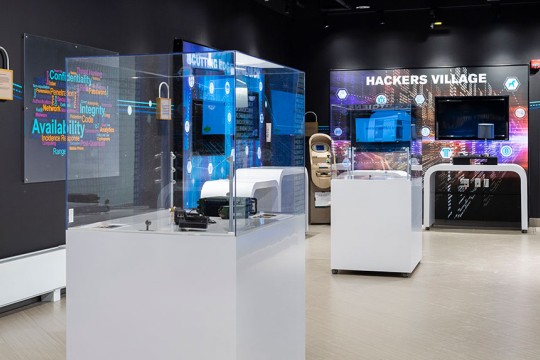 museum displays related to cybersecurity.