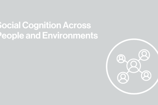 gray background image with icon a group of people  and text that says social cognition across people and environments