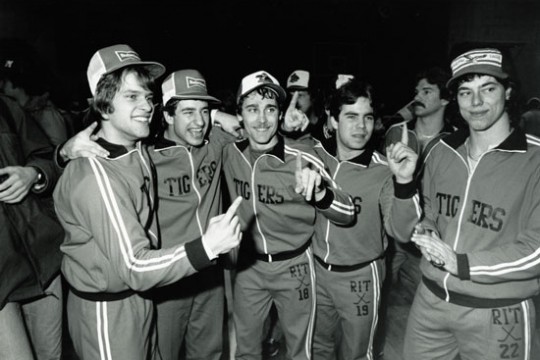 Hockey Players gathered for photo