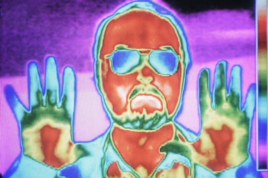 Infrared picture of person